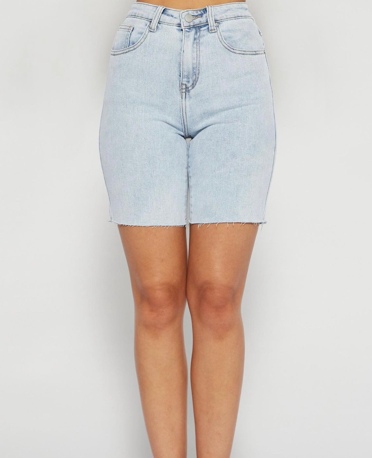 High Waisted Skinny Denim shorts