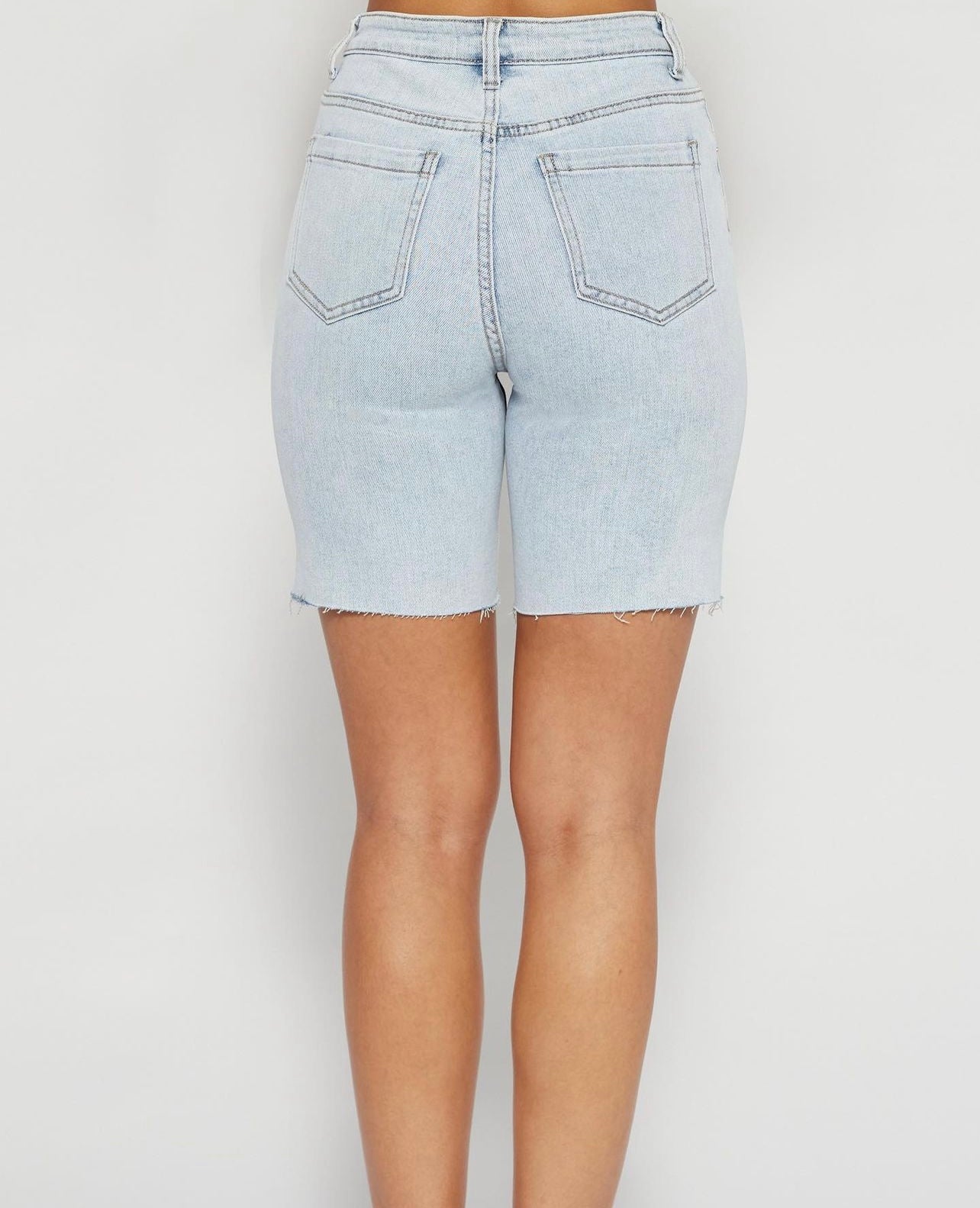 High Waisted Skinny Denim shorts