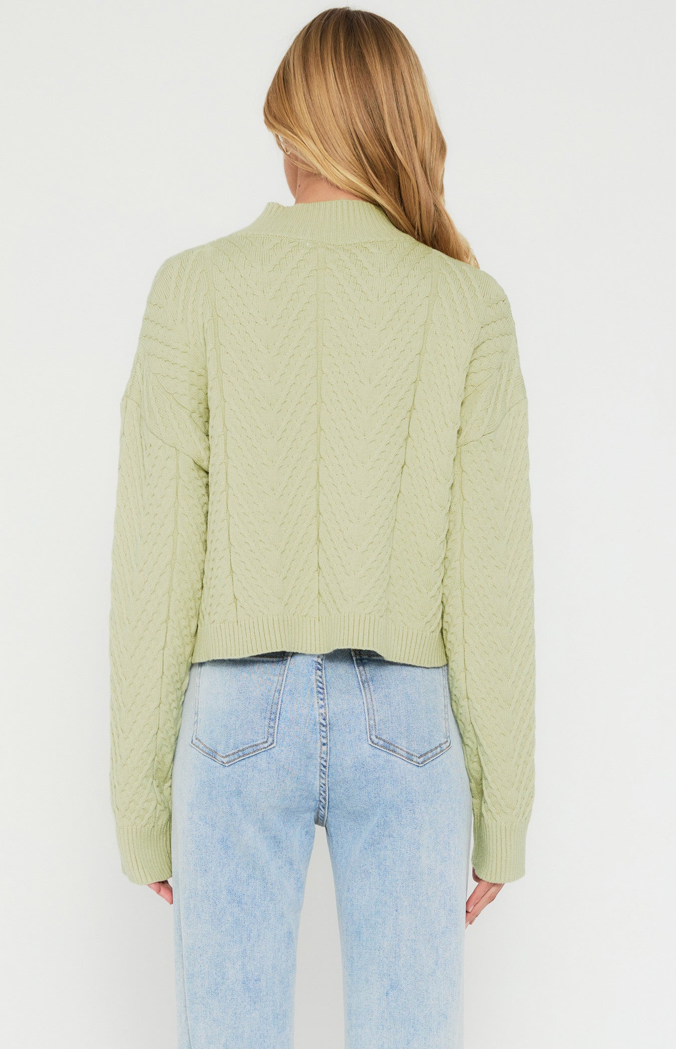 CABLE KNIT AVOCADO